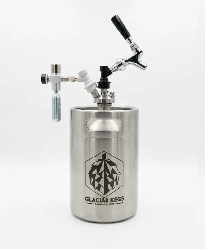Mini Keg 5L con dispensador ball locks + 6 cápsulas CO2
